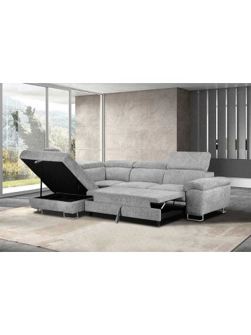 Roma RHF Corner Sofa - Grey