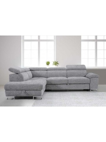 Roma LHF Corner Sofa - Grey