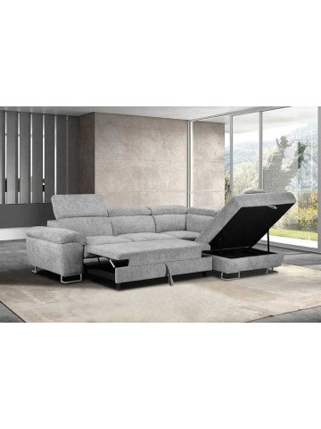 Roma LHF Corner Sofa - Grey