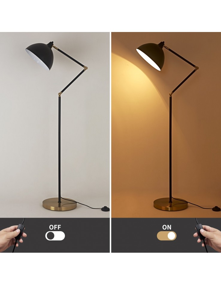 F209028 Lamp - Black Gold