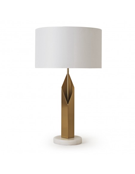 T108015B Lamp - Gold/White