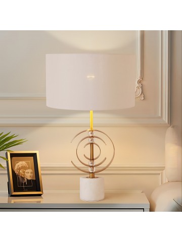 T209023 Lamp - Gold/White