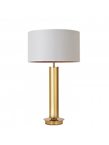 T209026 Lamp - Gold/White