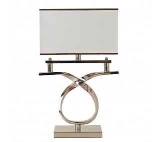 T209027 Lamp - Chrome/White