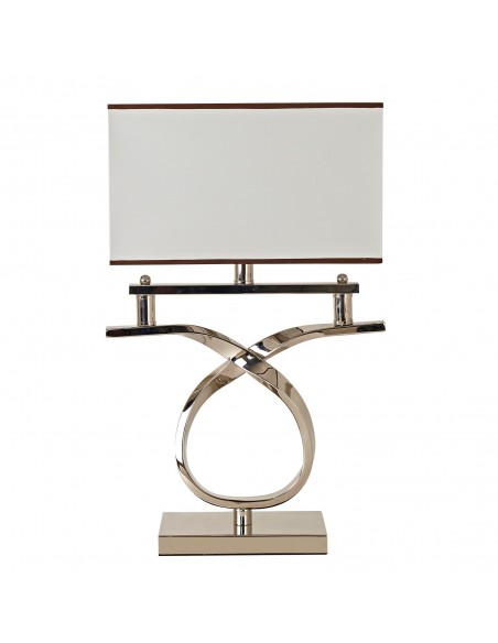 T209027 Lamp - Chrome/White