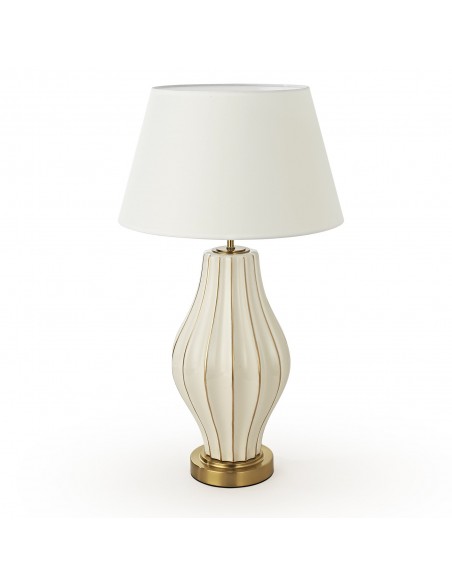 T2312 Lamp - Gold/Cream