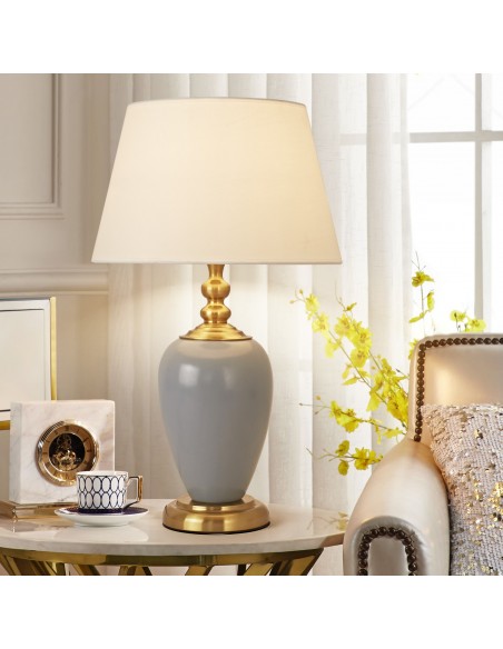 T2313 Lamp - Gold/Blue/White