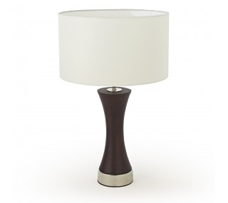 T2314 Lamp - Coffee/White