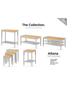Altona TV Unit - Stone Grey/Light Oak 2