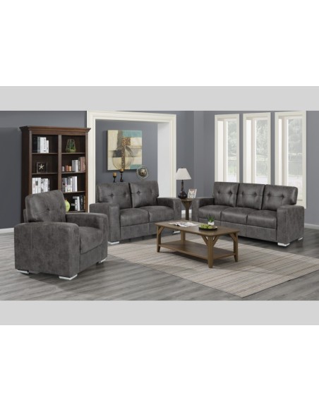 Hampton 3 Seater Sofa - Dark Grey