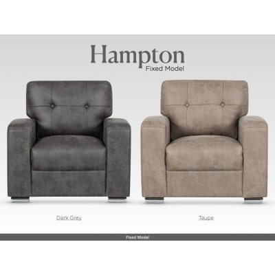 Hampton Armchair - Dark Grey