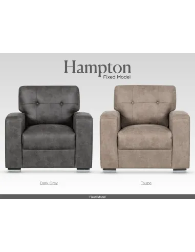Hampton Armchair - Dark Grey