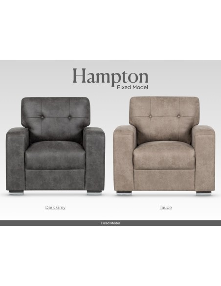 Hampton Armchair - Dark Grey