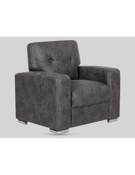 Hampton 3+1+1 Sofa Set - Dark Grey