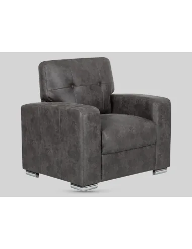 Hampton 3+1+1 Sofa Set - Dark Grey