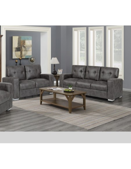 Hampton 3+2 Sofa Set - Dark Grey