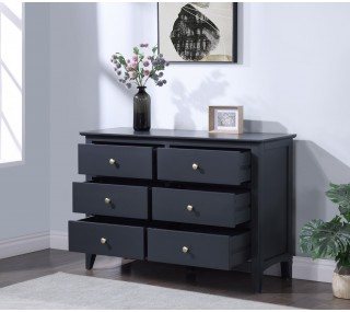 Luciana 6 Drawer Chest -...