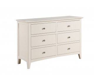 Luciana 6 Drawer Chest - Ivory