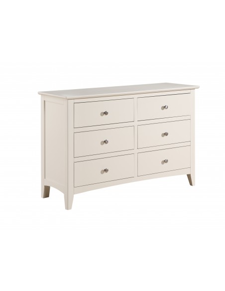 Luciana 6 Drawer Chest - Ivory