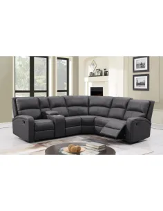 Silverton Corner Recliner Sofa - Grey