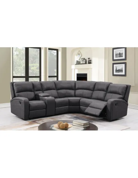 Silverton Corner Recliner Sofa - Grey