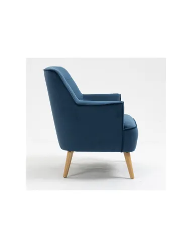 Tara Accent Chair - Navy Velvet