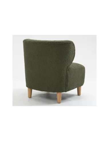 Josie Armless Accent Chair - Moss Fabric