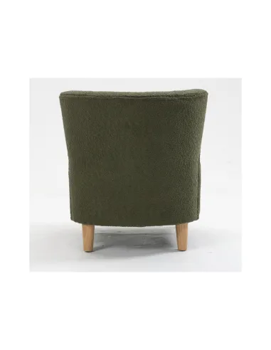 Josie Armless Accent Chair - Moss Fabric