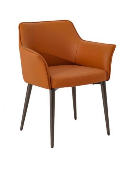 Campania Dining Chair - Tan PU Leather