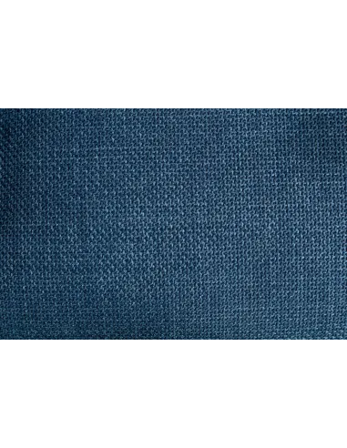 Katelyn Accent Chair with Stool - Denim Blue