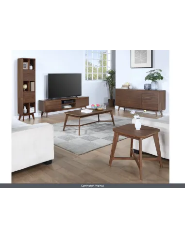 Carrington Triple TV/DVD Unit - Walnut