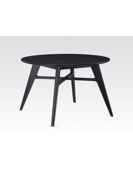 Carrington 120cm Round Dining Table - Black