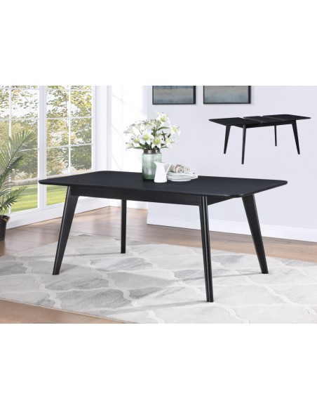 Carrington 140cm Extending Dining Table - Black