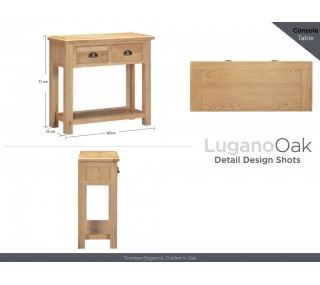 Lugano 2 Drawer Console...