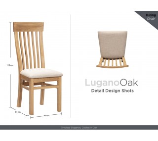 Lugano Slatted Dining Chair...