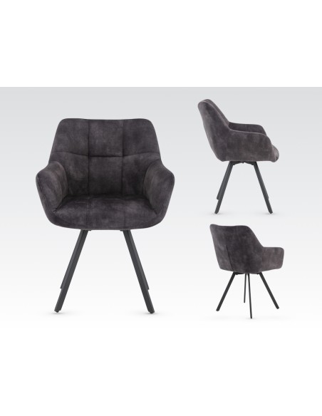 Jade Dining Chair - Charcoal