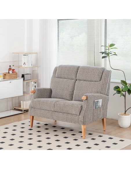 Lisbon 2 Seater Sofa - Latte