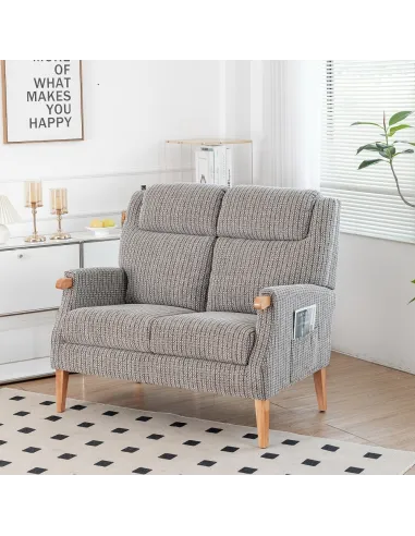 Lisbon 2 Seater Sofa - Latte