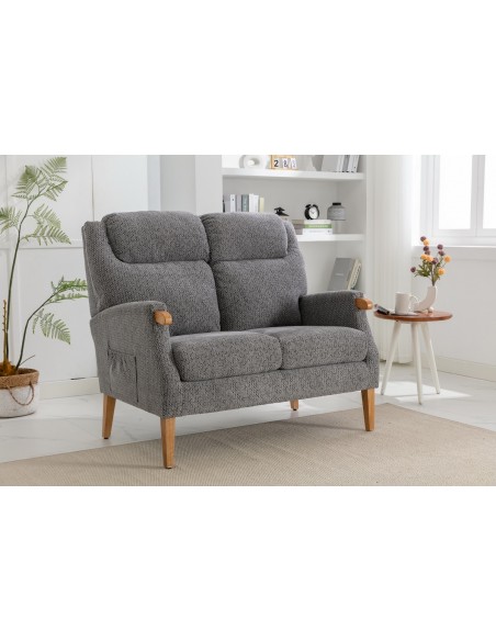 Lisbon 2 Seater Sofa - Steel Blue