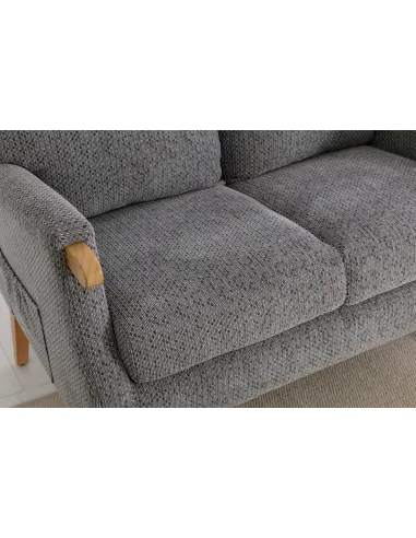 Lisbon 2 Seater Sofa - Steel Blue