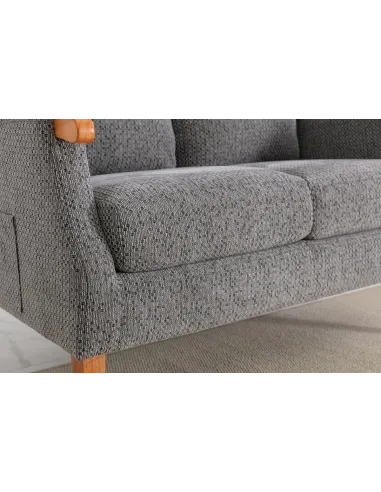 Lisbon 2 Seater Sofa - Steel Blue