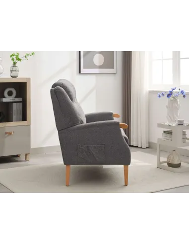 Lisbon 2 Seater Sofa - Grey