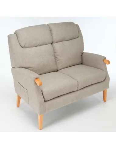 Lisbon 2 Seater Sofa - Taupe