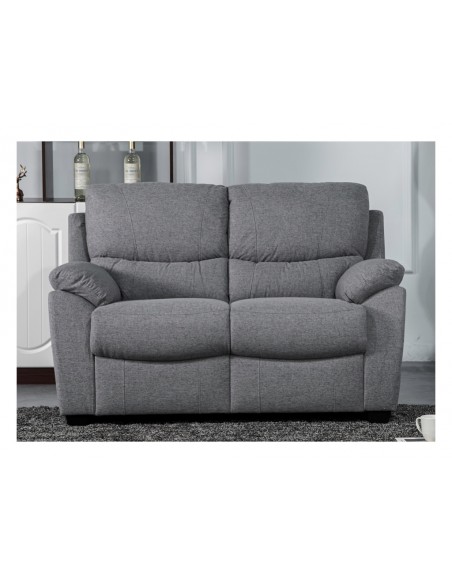 Nordic 2 Seater Fixed Sofa - Grey