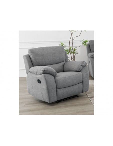 Nordic Reclining Armchair - Grey