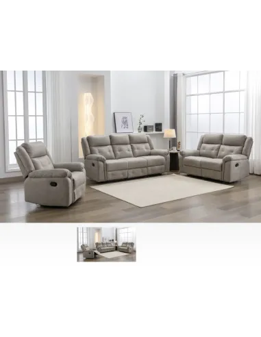 Berkeley Recliner Armchair - Light Grey