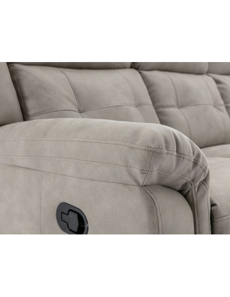 Berkeley 3+1+1 Sofa Set - Light Grey