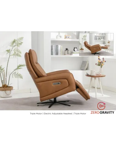 Prestige Swivel Armchair - Camel