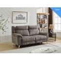 Monroe Electric 3 Seater Sofa - Stone
