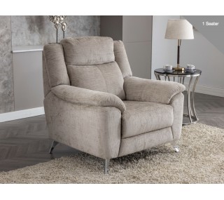 Monroe Fixed Armchair - Fossil